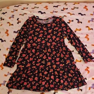 Old Navy Kids Dress in Navy with Pink Floral